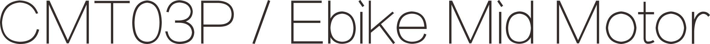 CMT03P / Ebike Mid Motor